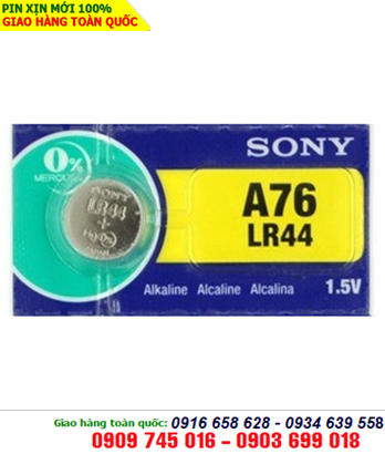 Sony A76-LR44; Pin cúc áo Sony A76-LR44 Alkaline 1,5V chính hãng 